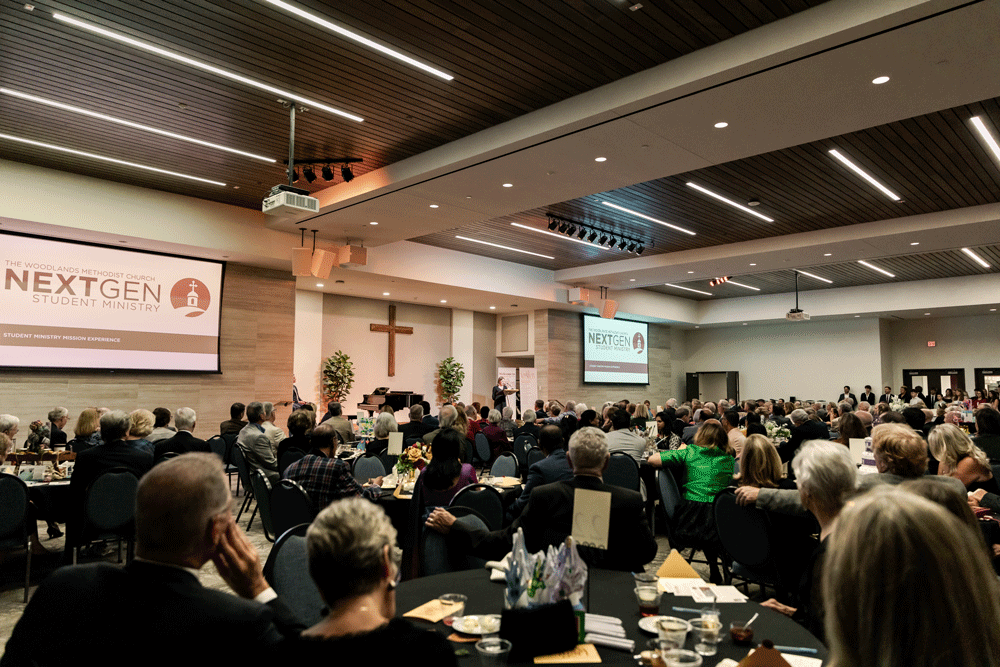 Guests at last year's Missions Gala in Wesley Hall